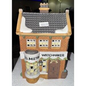 Vintage 1988 The Heritage Village Collection Dept 56 "Geo Weeton Watchmaker" .